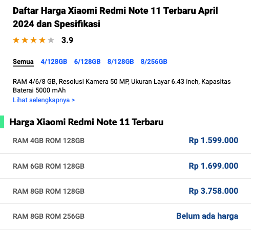 Smartphone Terbaik 2 Juta-an - Rekomendasi Terbaik 3 Harga Xiaomi Redmi Note 11