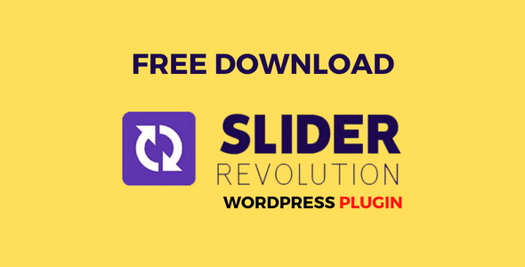 free download slider revolution wordpress plugin